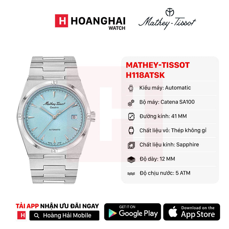 Đồng hồ cơ Mathey-Tissot H118ATSK