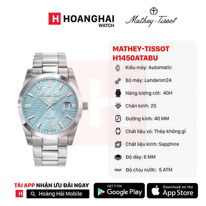 Đồng hồ cơ Mathey-Tissot H1450ATABU