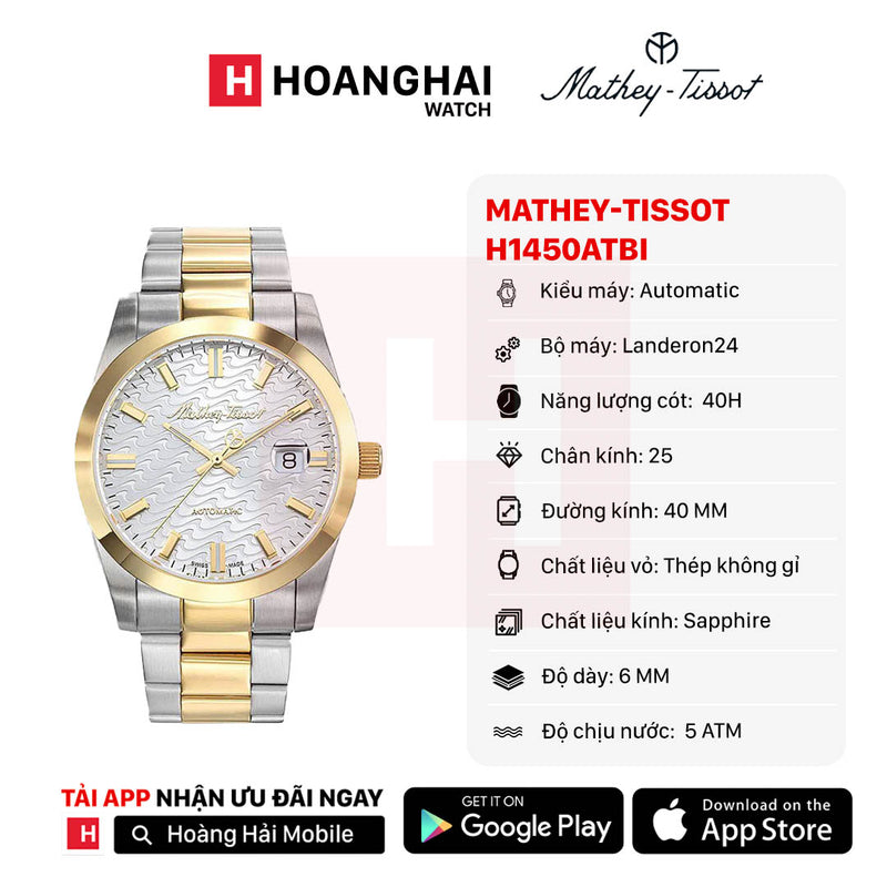 Đồng hồ cơ Mathey-Tissot H1450ATBI