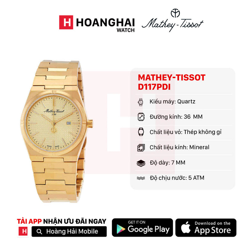 Đồng hồ pin Mathey-Tissot D117PDI