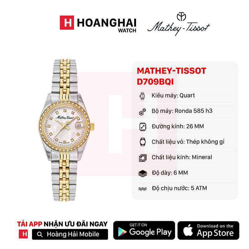 Đồng hồ pin Mathey-Tissot D709BQI