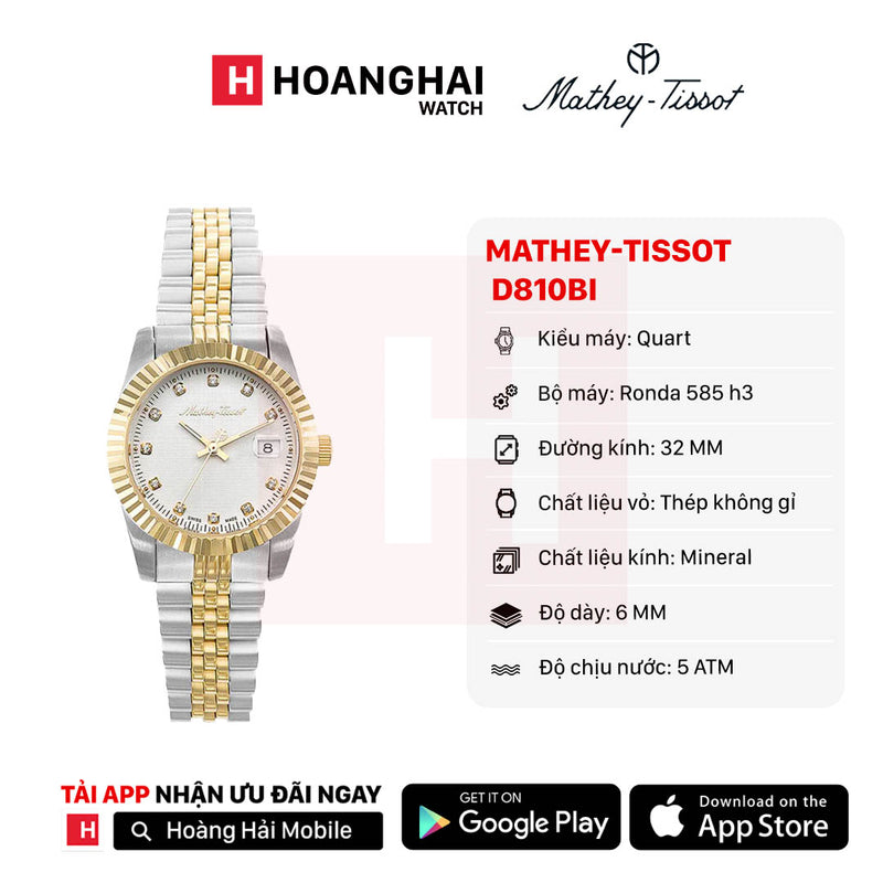 Đồng hồ pin Mathey-Tissot D810BI