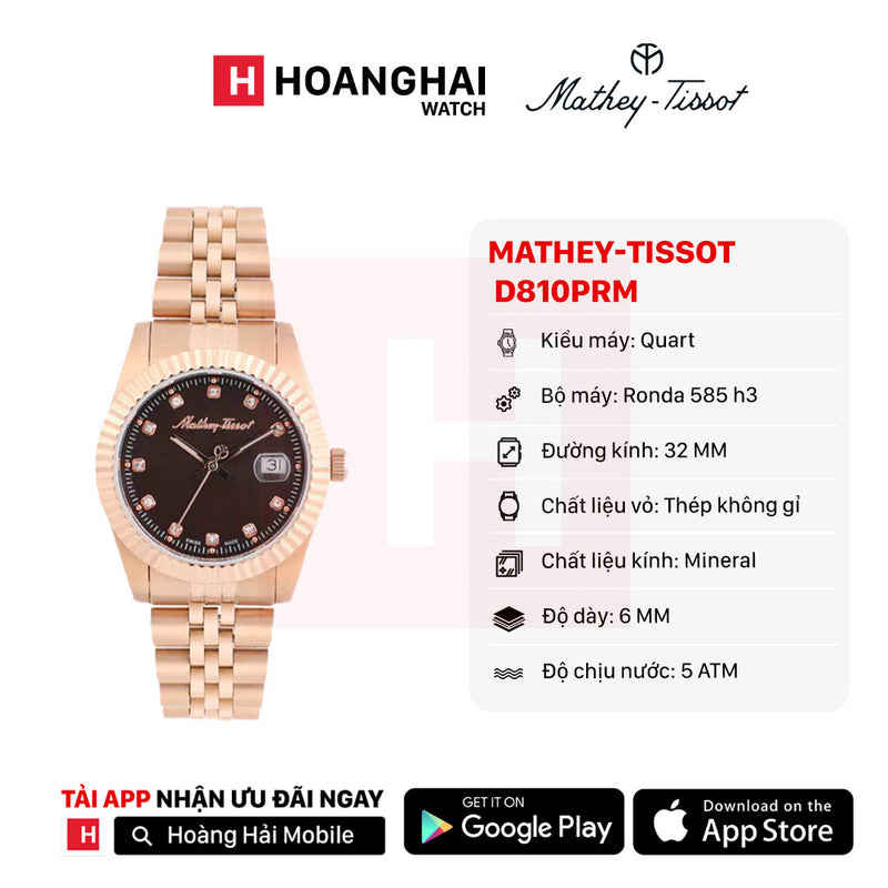 Đồng hồ pin Mathey-Tissot D810PRM