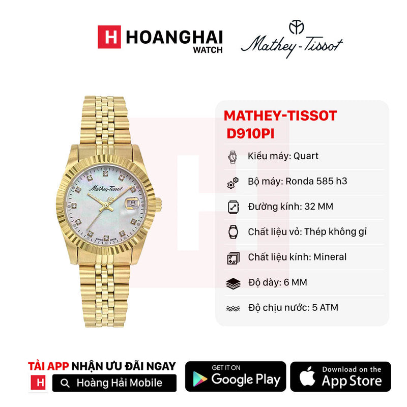 Đồng hồ pin Mathey-Tissot D910PI