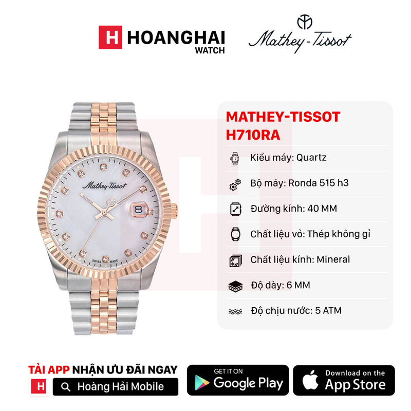 Đồng hồ pin Mathey-Tissot H710RA