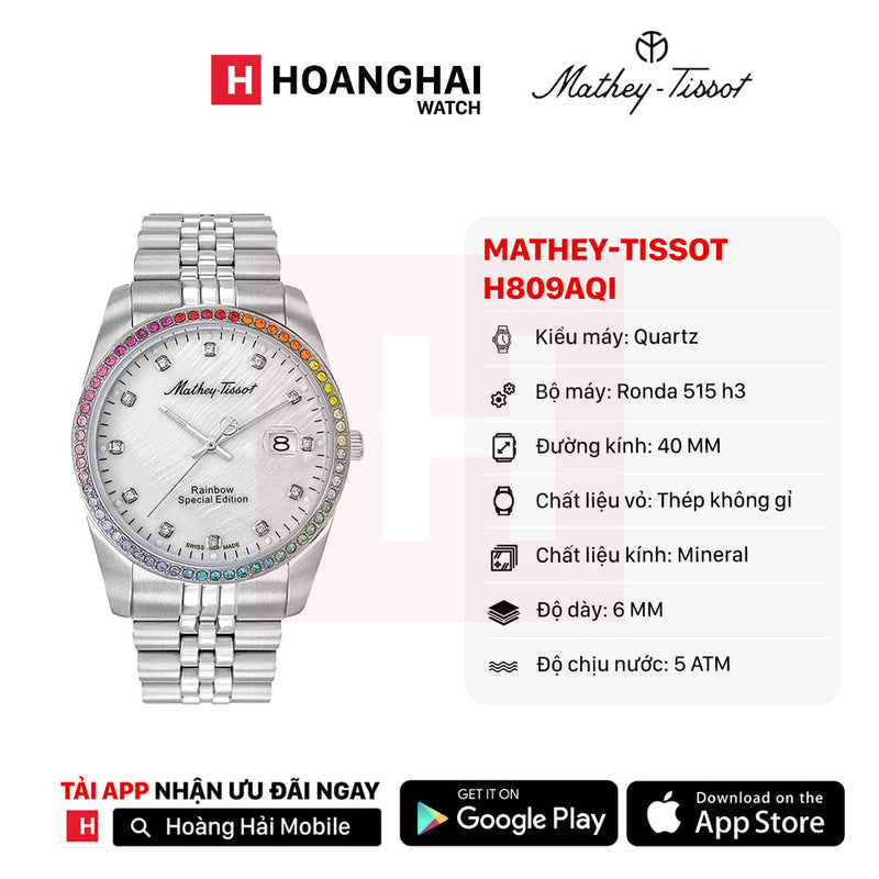 Đồng hồ pin Mathey-Tissot H809AQI