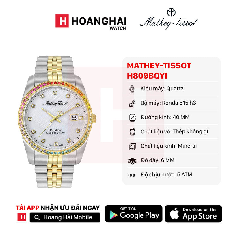 Đồng hồ pin Mathey-Tissot H809BQYI