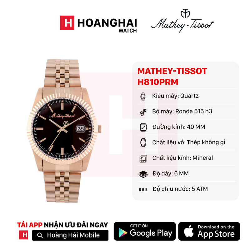 Đồng hồ pin Mathey-Tissot H810PRM