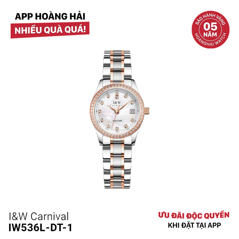 Đồng hồ pin nữ I&W Carnival IW536