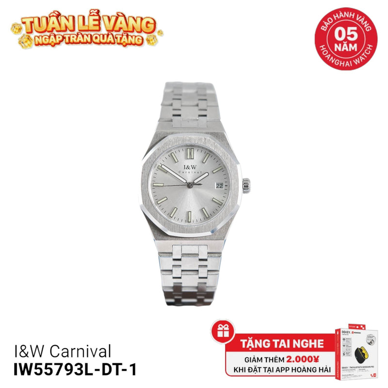 Đồng hồ pin nữ I&W Carnival IW55793L-DT-1