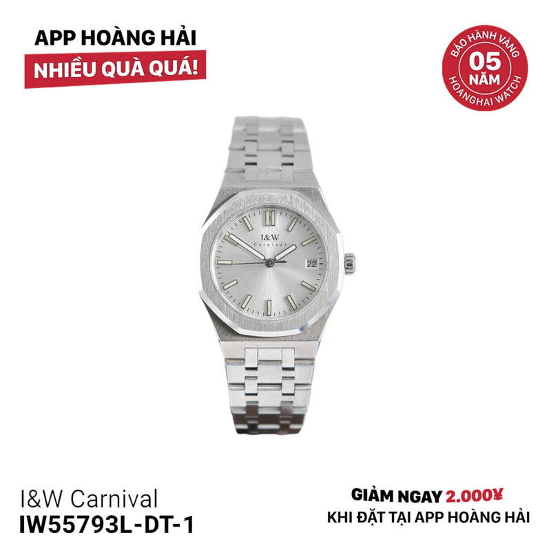 Đồng hồ pin nữ I&W Carnival IW55793L-DT-1
