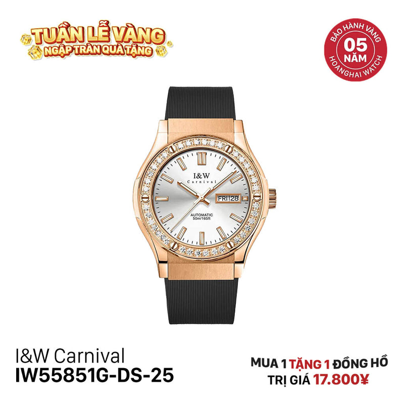 Đồng hồ cơ I&W Carnival IW55851G-DS-25