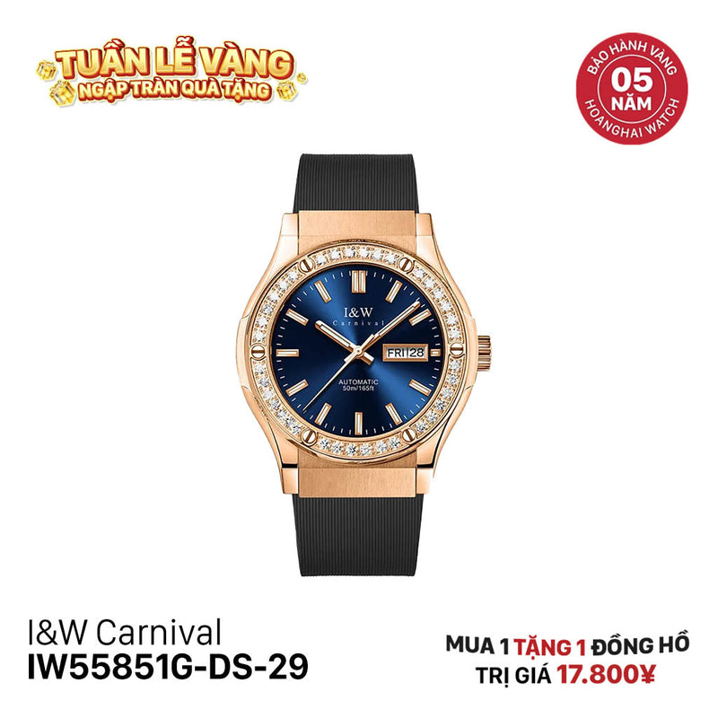 Đồng hồ cơ I&W Carnival IW55851G-DS-29