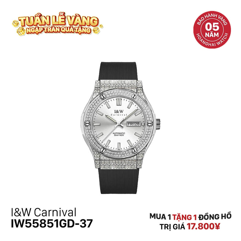 Đồng hồ cơ I&W Carnival IW55851GD-DS-37