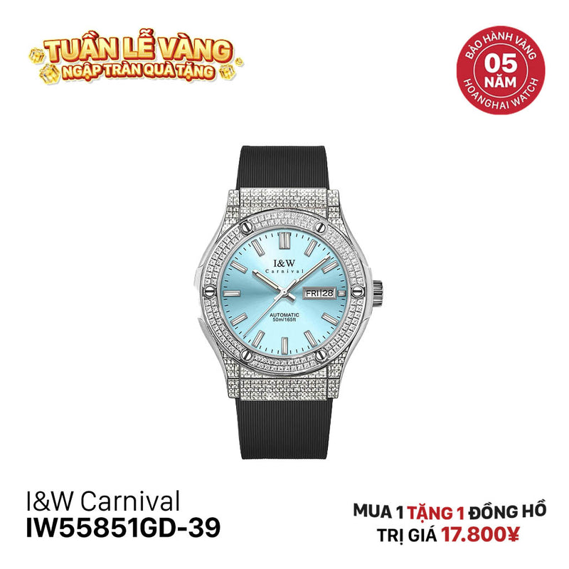Đồng hồ cơ I&W Carnival IW55851GD-DS-39