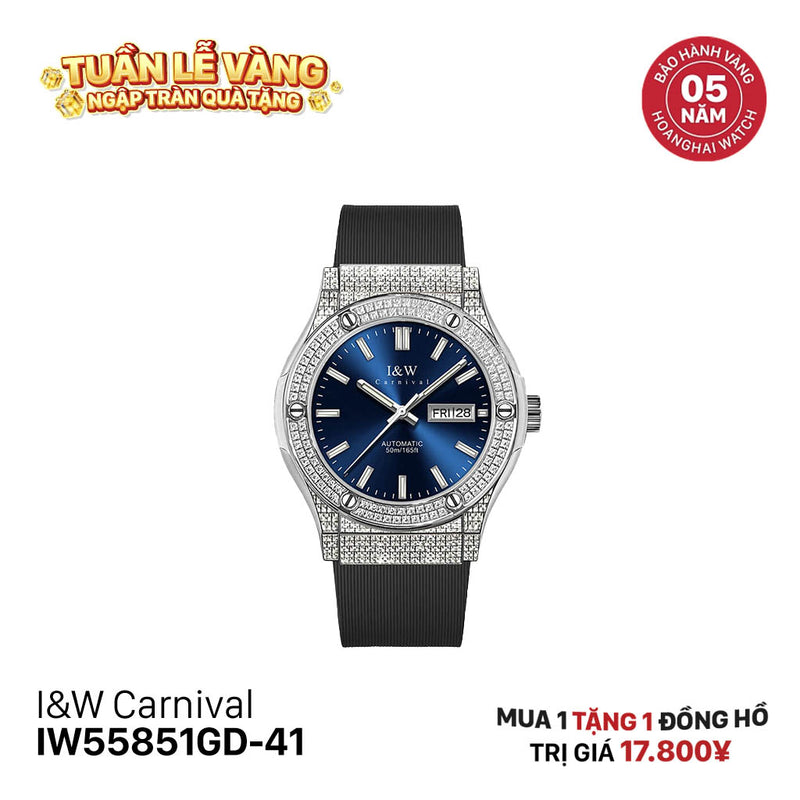 Đồng hồ cơ I&W Carnival IW55851GD-DS-41