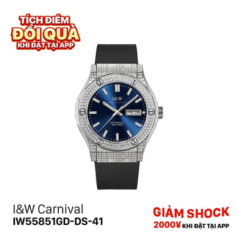 Đồng hồ cơ I&W Carnival IW55851GD-DS-41