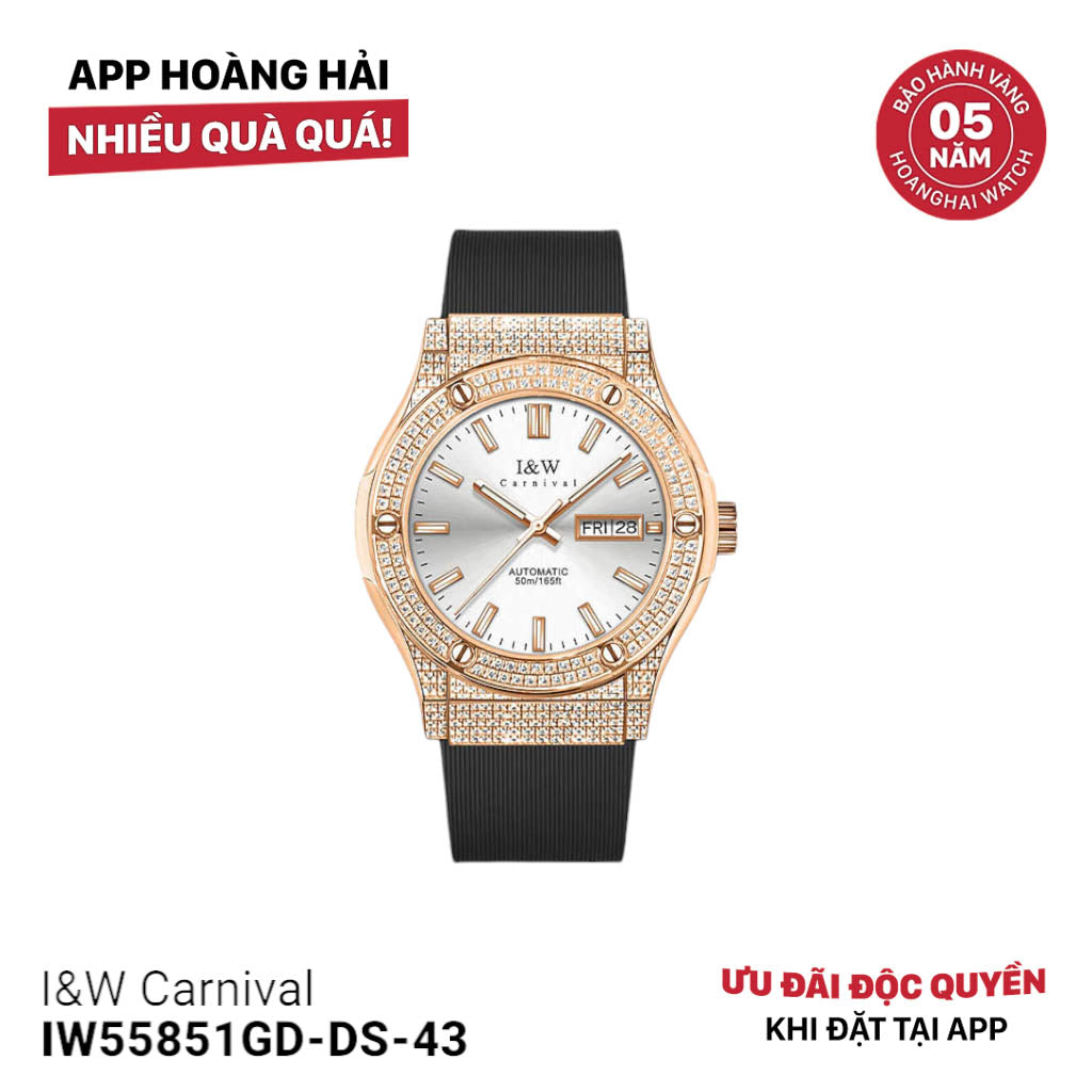 Đồng hồ cơ I&W Carnival IW55851GD-DS-43 - Hàng trưng bày