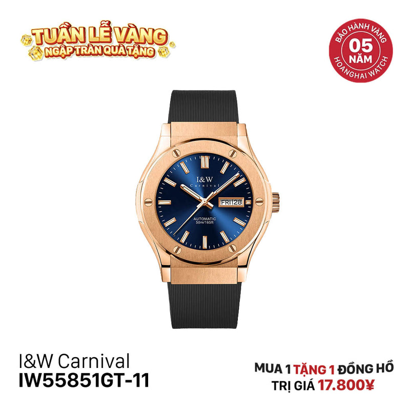 Đồng hồ cơ I&W Carnival IW55851GT-DS-11