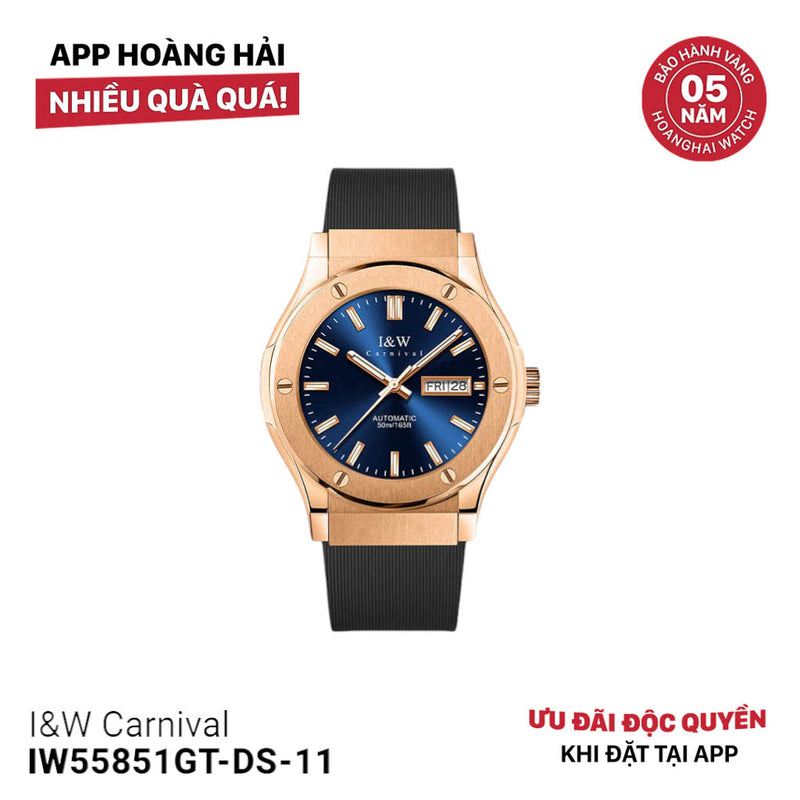 Đồng hồ cơ I&W Carnival IW55851GT-DS-11 - Hàng trưng bày