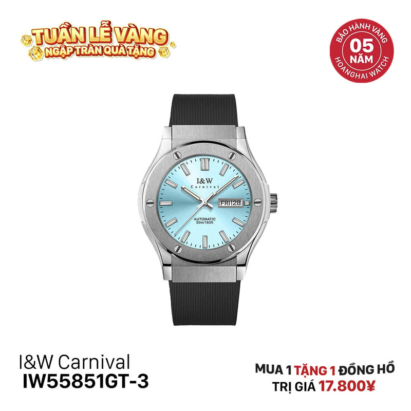Đồng hồ cơ I&W Carnival IW55851GT-DS-3