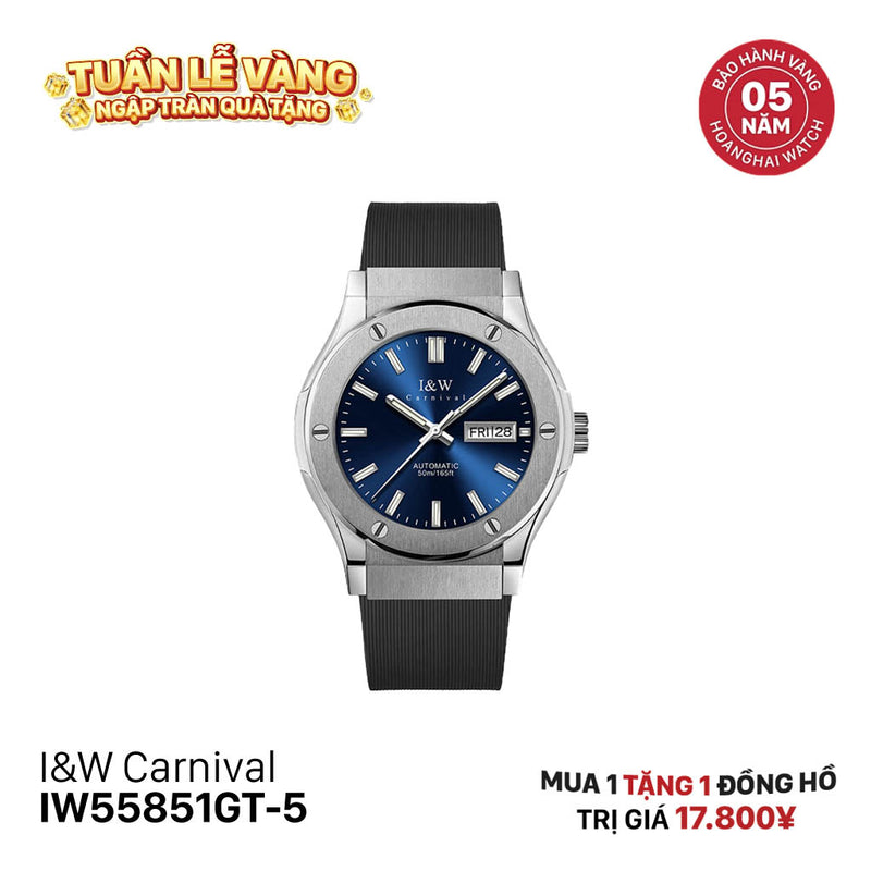 Đồng hồ cơ I&W Carnival IW55851GT-DS-5