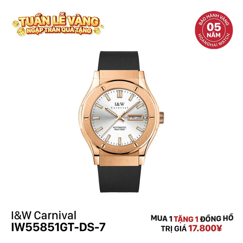 Đồng hồ cơ I&W Carnival IW55851GT-DS-7