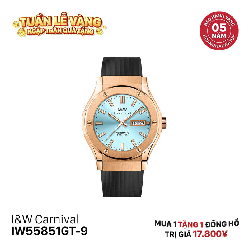 Đồng hồ cơ I&W Carnival IW55851GT-DS-9
