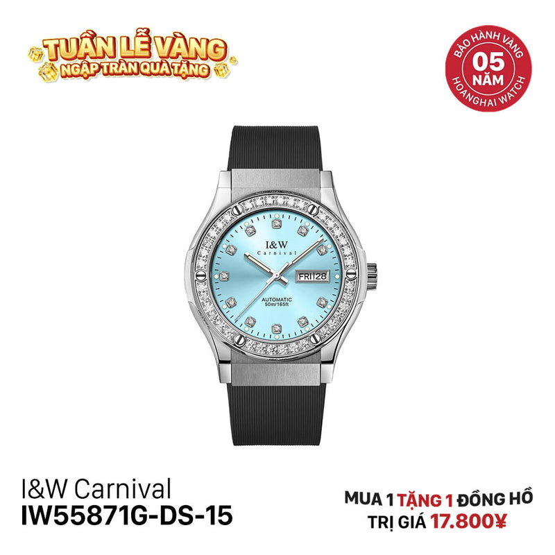Đồng hồ cơ I&W Carnival IW55871G-DS-15