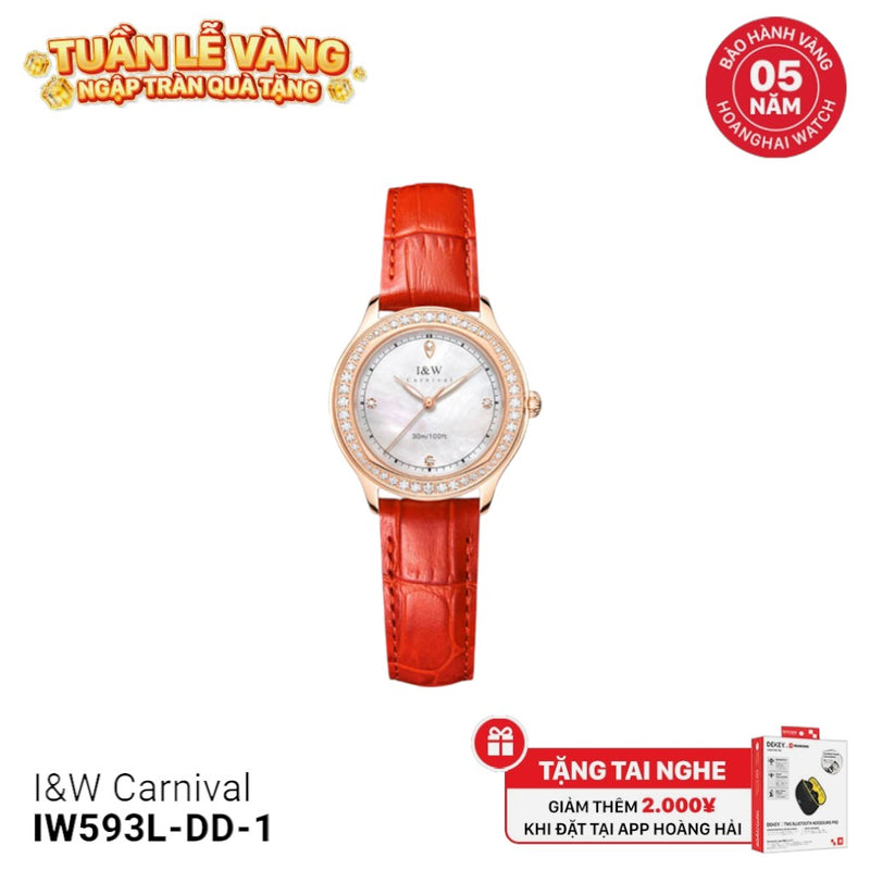 Đồng hồ Pin nữ I&W Carnival IW593L-DD-1