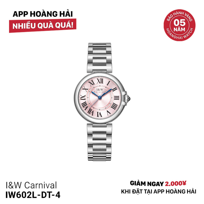 Đồng hồ pin nữ I&W Carnival IW602