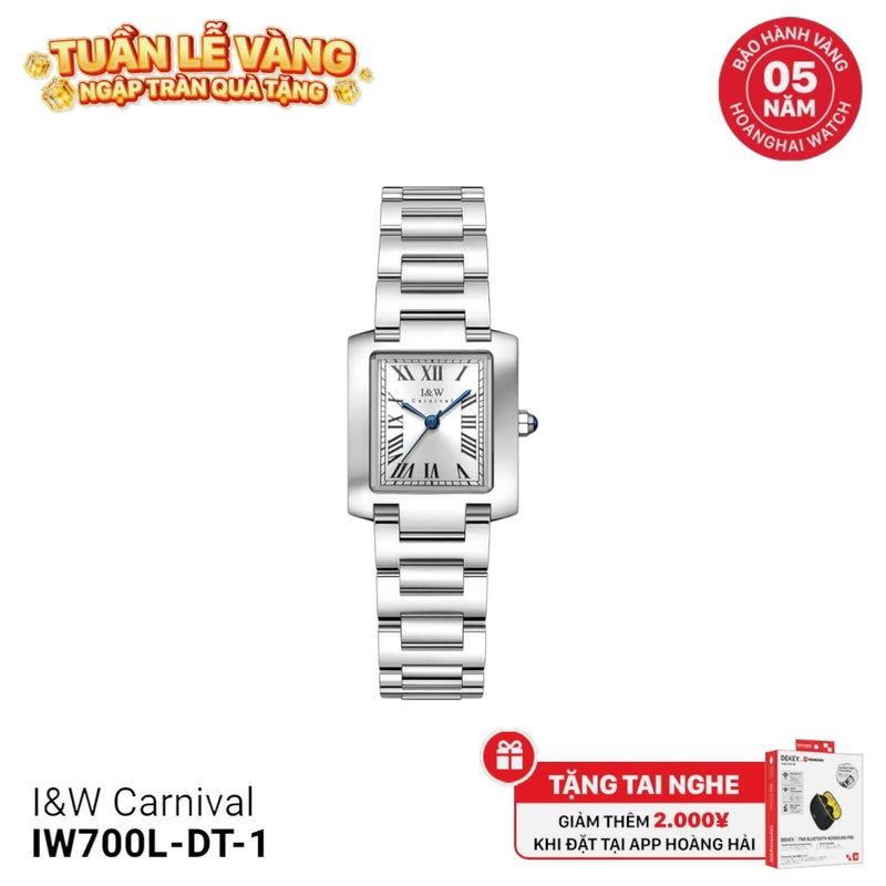 Đồng hồ pin nữ I&W Carnival IW700L-DT-1