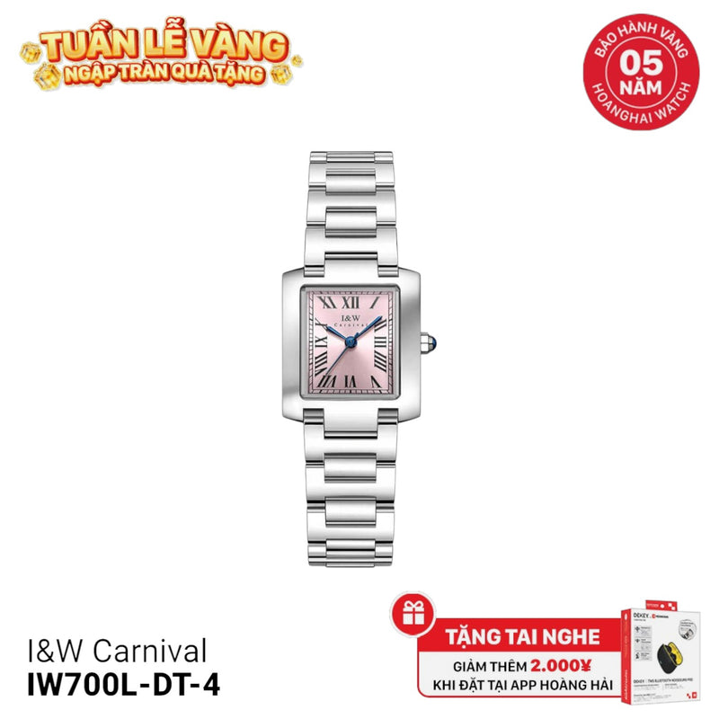Đồng hồ pin nữ I&W Carnival IW700L-DT-4