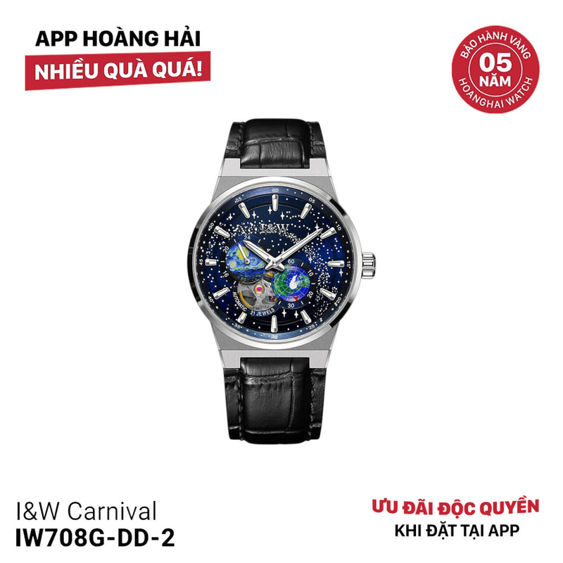 Đồng hồ cơ I&W Carnival IW708