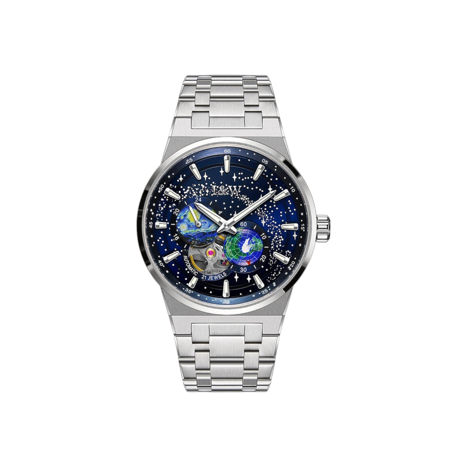 Đồng hồ cơ I&W Carnival IW708