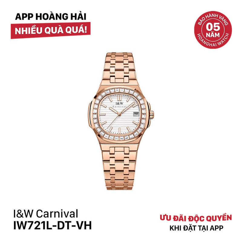Đồng hồ pin I&W Carnival IW721L