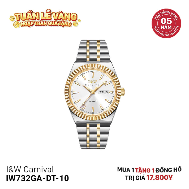 Đồng hồ cơ I&W Carnival IW732GA-DT-10