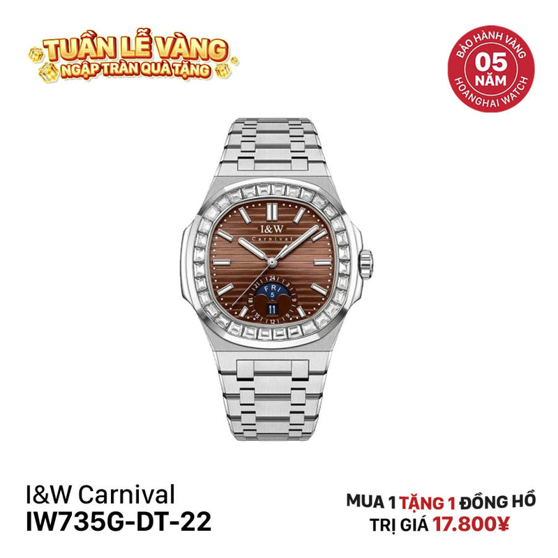 Đồng hồ cơ I&W Carnival IW735G-DT-22