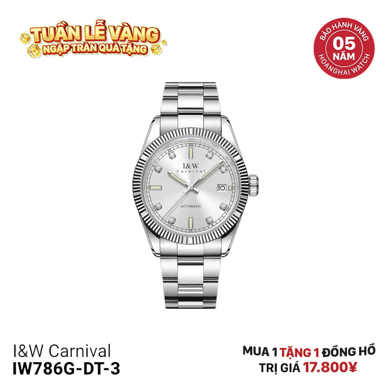 Đồng hồ cơ I&W Carnival IW786G-DT-3