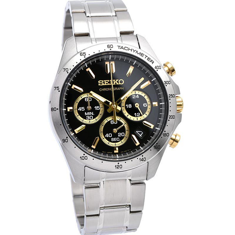 Đồng hồ pin Seiko Chronograph SBTR015