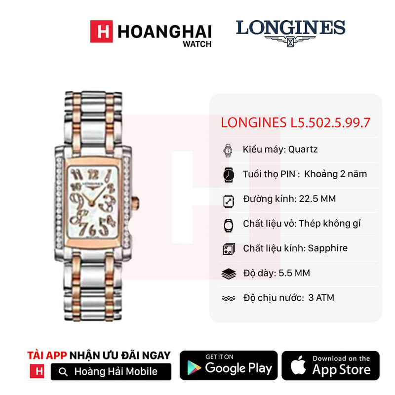 Đồng hồ pin Longines L5.502.5.99.7