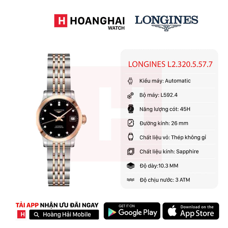 Đồng hồ cơ Longines L2.320.5.57.7