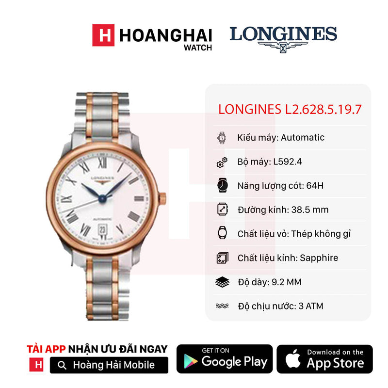 Đồng hồ cơ Longines L2.628.5.19.7