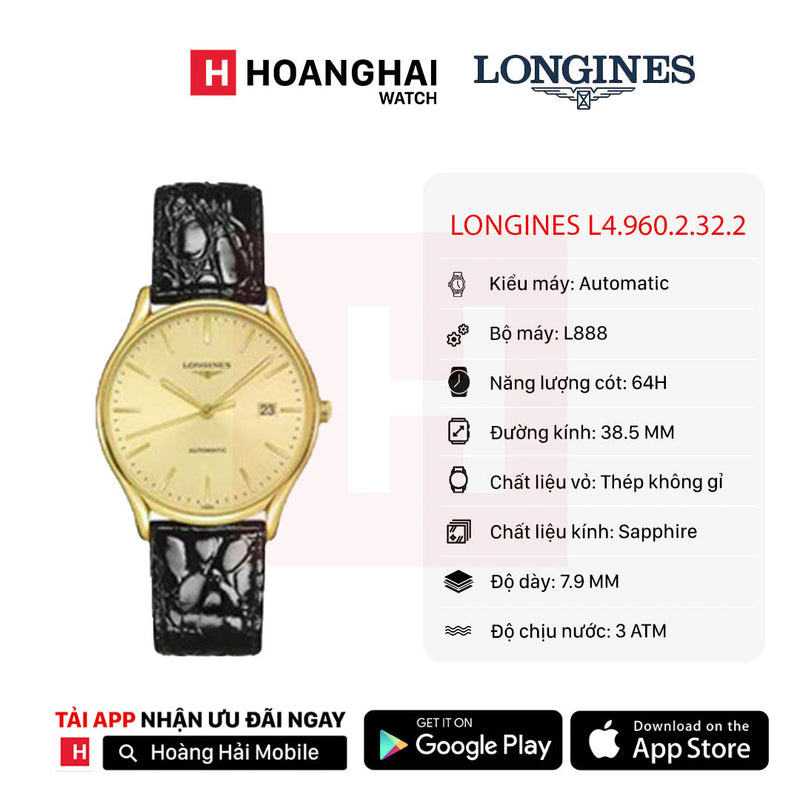 Đồng hồ cơ Longines L4.960.2.32.2