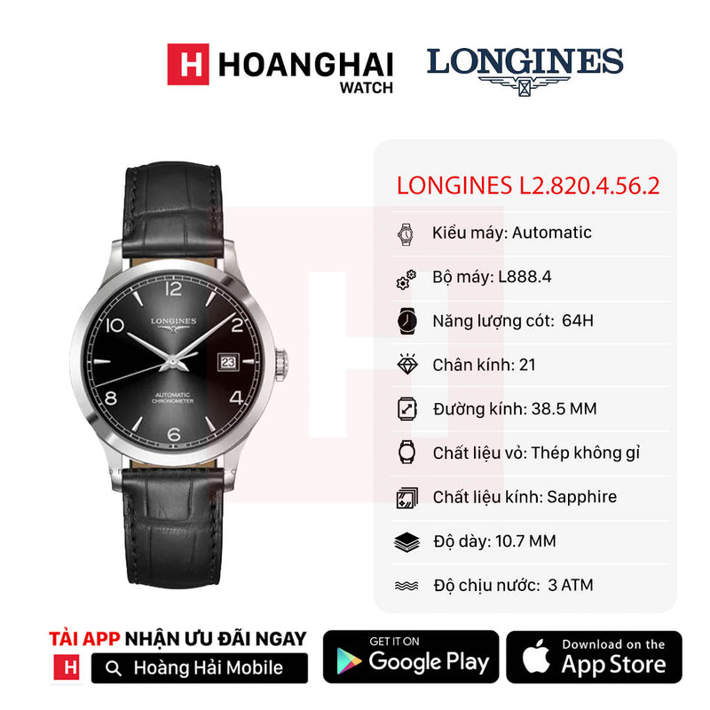 Đồng hồ cơ Longines L2.820.4.56.2