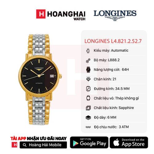 Đồng hồ cơ Longines L4.821.2.52.7