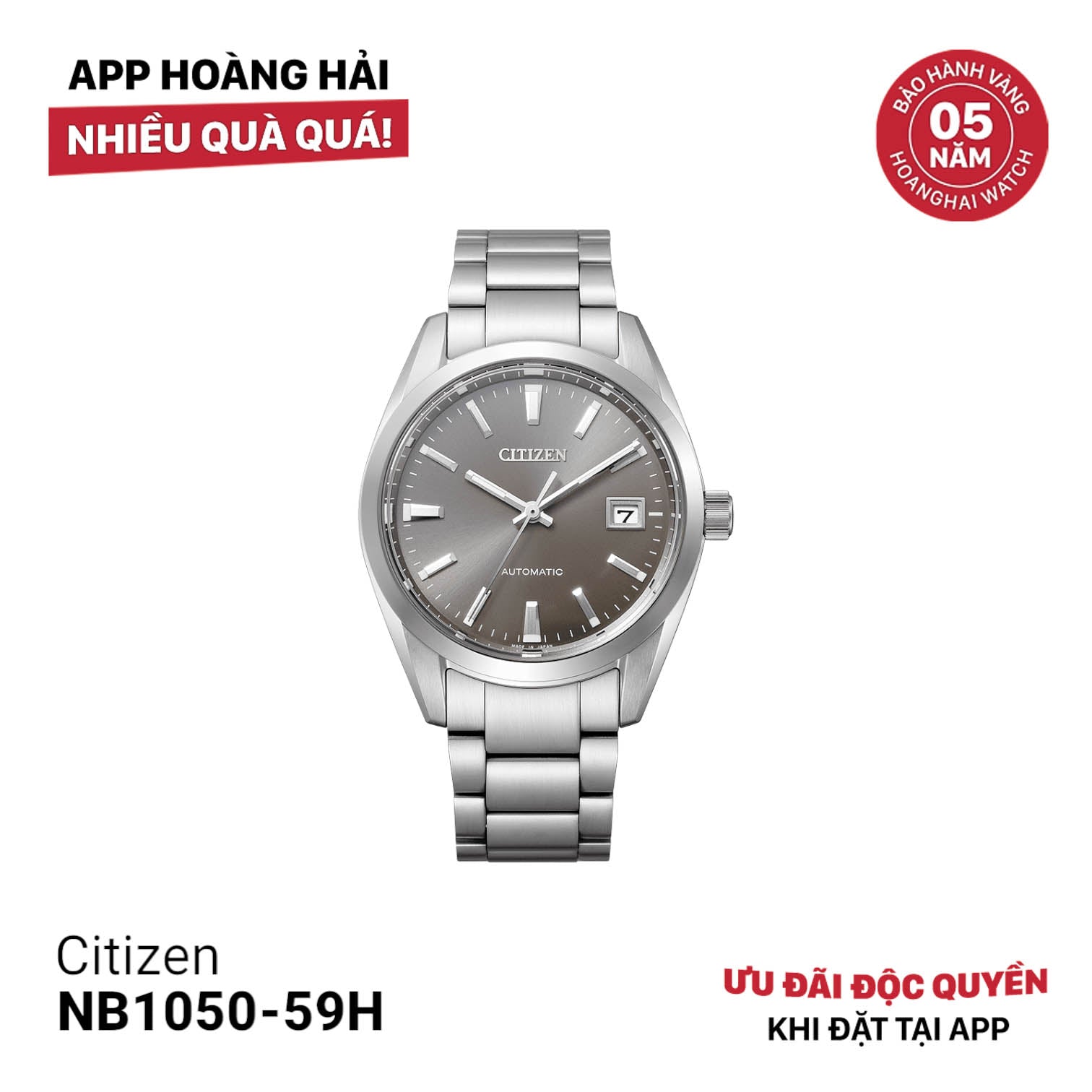 Đồng hồ cơ Citizen NB1050-59H