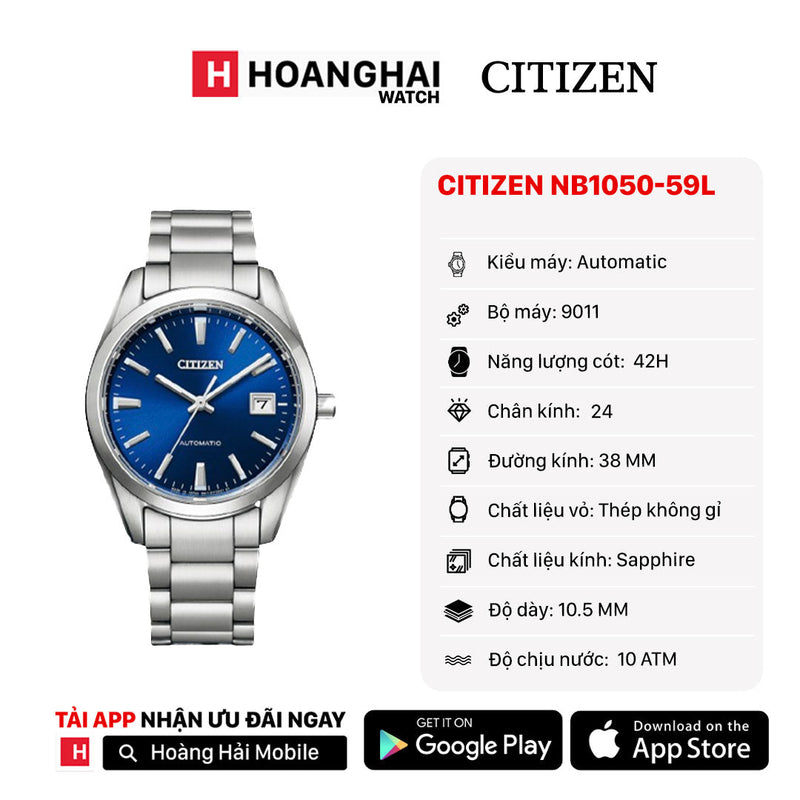 Đồng hồ cơ Citizen Mechanical NB1050-59L