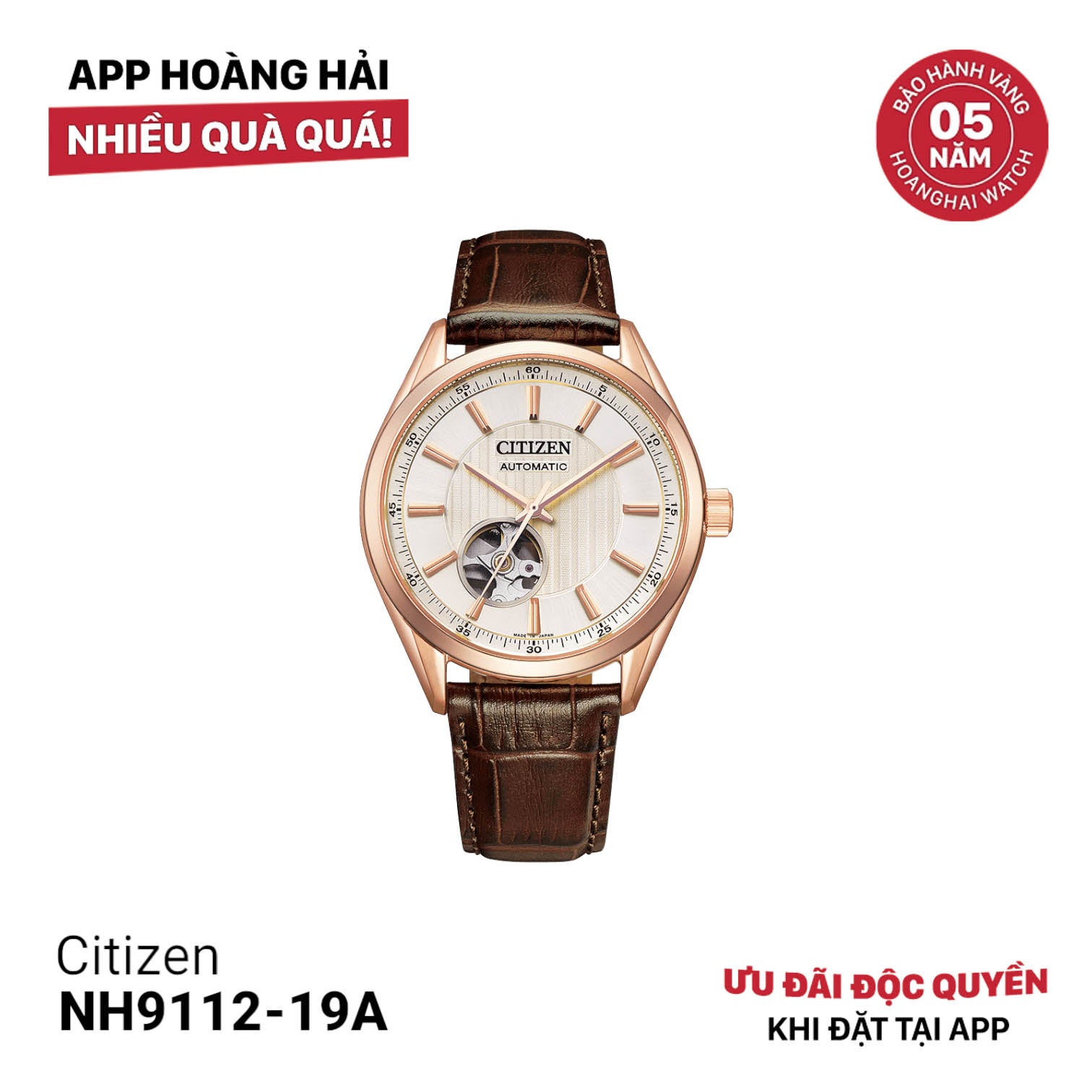 Đồng hồ cơ Citizen NH9112-19A
