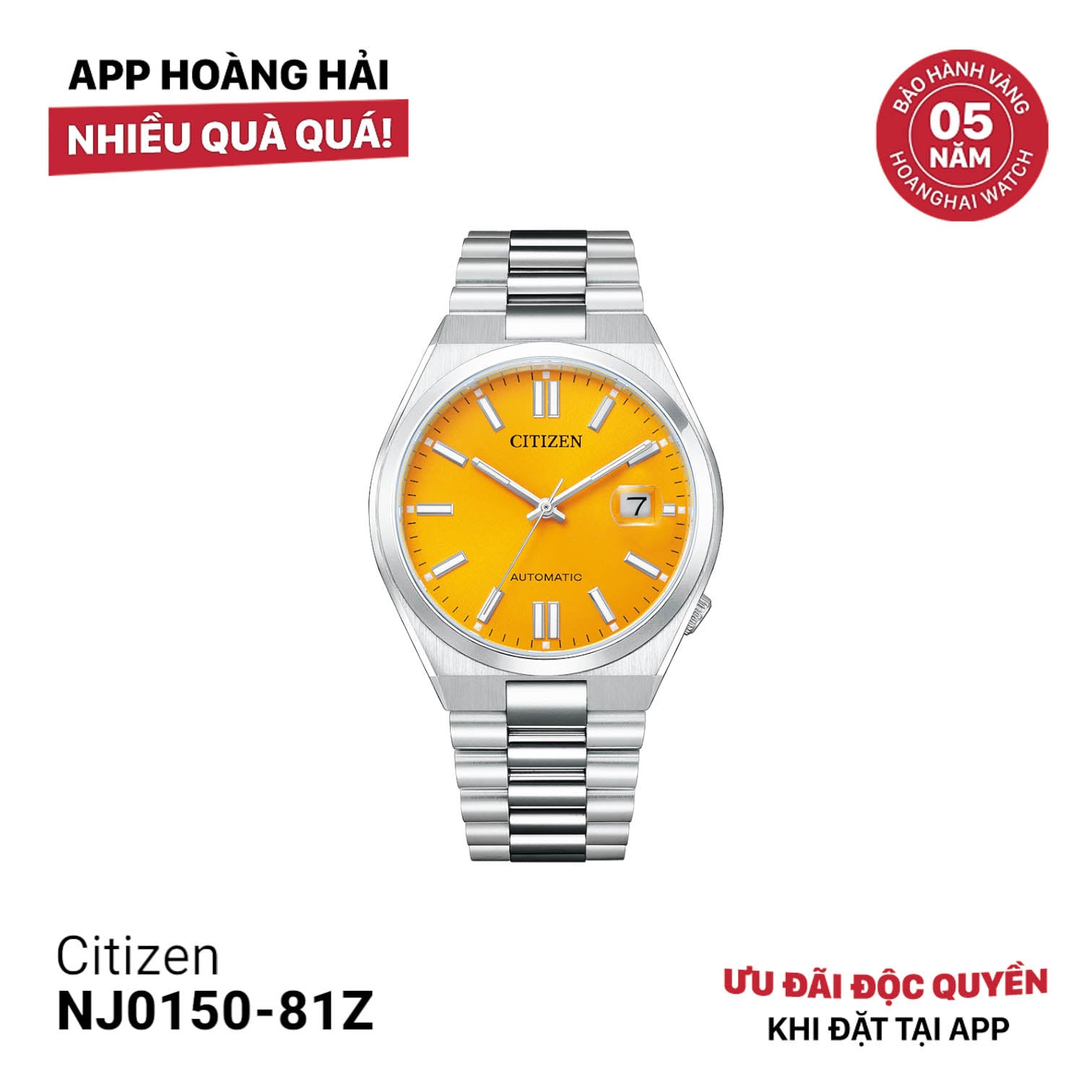 Đồng hồ cơ Citizen Tsuyosa NJ0150-81Z